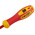 RS PRO Slotted Insulated Screwdriver, 4 x 0.8 mm Tip, 100 mm Blade, VDE/1000V, 200 mm Overall