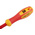 RS PRO Slotted Insulated Screwdriver, 5.5 x 1 mm Tip, 125 mm Blade, VDE/1000V, 225 mm Overall