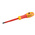 RS PRO Pozidriv Insulated Screwdriver, PZ2 Tip, 100 mm Blade, VDE/1000V, 210 mm Overall