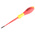 Wiha Slotted Insulated Screwdriver, 4 mm Tip, 100 mm Blade, VDE/1000V, 211 mm Overall