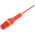 Facom Slotted Insulated Screwdriver, 0.5 mm Tip, 75 mm Blade, VDE/1000V, 178 mm Overall