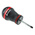 Facom Slotted Stubby Screwdriver, 4 x 0.8 mm Tip, 35 mm Blade, 91 mm Overall