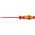 Wera Slotted Insulated Screwdriver, 3 mm Tip, 100 mm Blade, VDE/1000V, 181 mm Overall