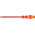 Wera Slotted Insulated Screwdriver, 10 mm Tip, 200 mm Blade, VDE/1000V, 112 mm Overall