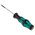 Wera Slotted Screwdriver, 2 mm Tip, 60 mm Blade, 130 mm Overall