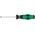 Wera Slotted Screwdriver, 2 mm Tip, 60 mm Blade, 130 mm Overall