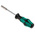 Wera Hexagon Bit Holder Screwdriver, 1/4 in Tip, 120 mm Blade, 232 mm Overall