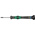 Wera Hexagon Precision Screwdriver, 0.7 mm Tip, 40 mm Blade, 137 mm Overall