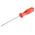 Facom Slotted Screwdriver, 4 x 0.8 mm Tip, 100 mm Blade, 180 mm Overall
