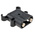 Rema Chassis Mount 2P Industrial Power Plug, Rated At 80.0A, 150.0 V