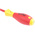 Wiha Slotted Insulated Screwdriver, 5.5 mm Tip, 125 mm Blade, VDE/1000V, 243 mm Overall