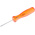 Facom Slotted Screwdriver, 2 x 0.4 mm Tip, 40 mm Blade, 110 mm Overall
