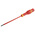 Facom Slotted Insulated Screwdriver, 4 x 0.8 mm Tip, 150 mm Blade, VDE/1000V, 260 mm Overall
