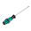 Wera Slotted Screwdriver, 8 mm Tip, 175 mm Blade, 287 mm Overall