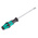 Wera Slotted Screwdriver, 7 mm Tip, 150 mm Blade, 255 mm Overall