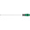 Wera Slotted Screwdriver, 4 mm Tip, 300 mm Blade, 398 mm Overall