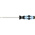 Wera Slotted Screwdriver, 3.5 mm Tip, 100 mm Blade, 181 mm Overall