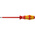 Wera Slotted Insulated Screwdriver, 8 x 1.2 mm Tip, 175 mm Blade, VDE/1000V, 287 mm Overall