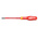 Facom Slotted Insulated Screwdriver, 8 mm Tip, 200 mm Blade, VDE/1000V, 325 mm Overall