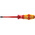 Wera Pozidriv Insulated Screwdriver, PZ2 Tip, 100 mm Blade, VDE/1000V, 198 mm Overall