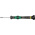 Wera Slotted Precision Screwdriver, 1.5 x 0.23 mm Tip, 40 mm Blade, 137 mm Overall