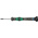 Wera Hexagon Precision Screwdriver, 0.05 in Tip, 40 mm Blade, 137 mm Overall