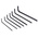 RS PRO 7-Piece Torx Key Set, L Shape, Long Arm