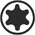 Facom 8-Piece Torx Key Set, L Shape, Short Arm