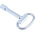 Steinbach & Vollman 1-way Control Cabinet Key, Triangle 8mm Capacity