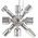 Knipex Diecast Zinc 17-way Control Cabinet Key