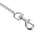 Bahco 8-way Control Cabinet Key, 10 (Triangular Lock) mm, 11 (Square Lock) mm Capacity