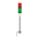 Schneider Electric Harmony XVM Series Red/Green Buzzer Signal Tower, 2 Lights, 24 V ac/dc, Base Mount