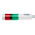 Patlite LR4 Series Coloured Signal Tower, 2 Lights, 24 V dc, Pole Mount