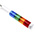 Patlite LR4 Series Coloured Signal Tower, 4 Lights, 24 V dc, Direct Mount