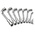 Facom Hex Tubular Box Spanner Set, 8 Pieces, 8 → 24 mm Tip