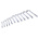 Facom Hex Tubular Box Spanner Set, 12 Pieces, 7 → 24 mm Tip