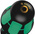 Wera Hexagon Screwdriver, 7 mm Tip, 167 mm Blade, 265 mm Overall