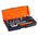 Bahco 25-Piece Metric 1/4 in Standard Socket/Bit Set with Ratchet, 6 point; Hex Bit; Phillips Bit; Torx Bit