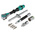 Wera 43-Piece Metric 3/8 in Standard Socket/Bit Set with Ratchet, 6 point; Hex Bit; Phillips Bit; Pozidriv Bit; Slotted