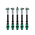 Wera 43-Piece Metric 3/8 in Standard Socket/Bit Set with Ratchet, 6 point; Hex Bit; Phillips Bit; Pozidriv Bit; Slotted