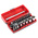 Facom 23-Piece Metric 1/4 in Standard Socket/Bit Set with Ratchet, 6 point; Hex Bit; Phillips Bit; Pozidriv Bit;