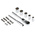 Facom 23-Piece Metric 1/4 in Standard Socket/Bit Set with Ratchet, 6 point; Hex Bit; Phillips Bit; Pozidriv Bit;