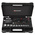 Facom 26-Piece Metric 1/2 in Standard Socket Set with Ratchet, 6 point