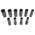 RS PRO 10-Piece Metric 1/2 in Impact Socket Set , 6 point