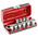 Facom 11-Piece Metric 1/4 in Standard Socket Set with Ratchet, 6 point