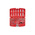 RS PRO 60-Piece 1/4 in Deep Socket/Standard Socket/Bit Set with Ratchet, 6 point; 12 point; Hex Bit; Phillips Bit;