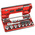 Facom 18-Piece Metric 3/8 in Standard Socket Set with Ratchet, 12 point