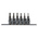 RS PRO 6-Piece Imperial 1/4 in Bit Socket Set , Tamperproof Hex Bit