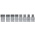 RS PRO 8-Piece 1/2 in Standard Socket Set , e-Torx