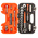 Bahco 34-Piece Metric 1/4 in; 3/8 in Standard Socket/Bit Set with Ratchet, 6 point; Hex Bit; Phillips Bit; Slotted Bit